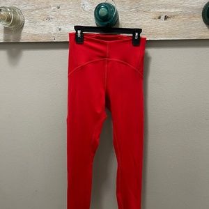 Lululemon Instill High-Rise Tight 25” Red Leggings